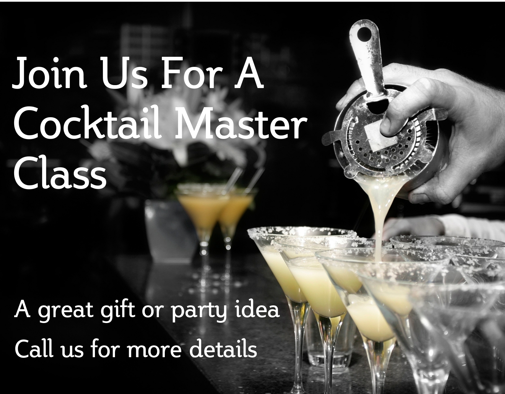 Cocktail masterclass website